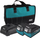 Set startues mjetesh me bateri Dedra DED7001A, 2x bateri 18V 4Ah DED7034, karikues 60W DED7038