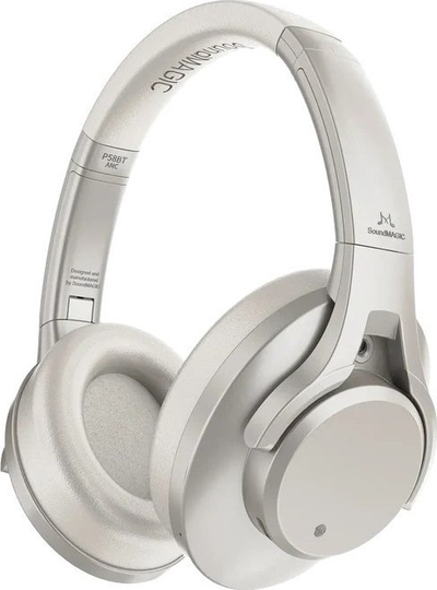 Kофери Bluetooth SoundMAGIC P58BT ANC, со ANC, безжични, платинесто сребрени