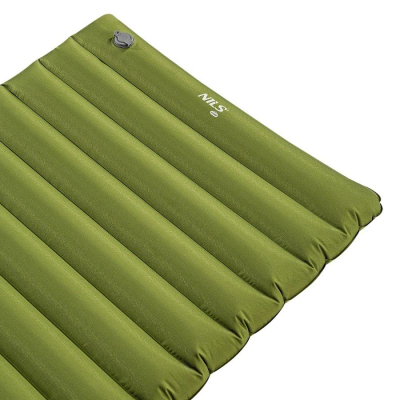Dyshek kampingu Nils Camp NC4101, 190x64x10 cm, me pompë mrena, jeshil