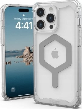 Mbulesë telefoni Urban Armor Gear Plyo MagSafe, 6.7", transparente argjend