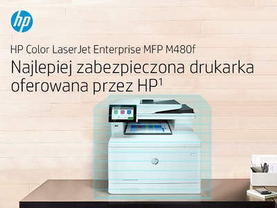 Pajisje multifunksionale HP LaserJet Enterprise MFP M480f, A4, lazer me ngjyra, e bardhë
