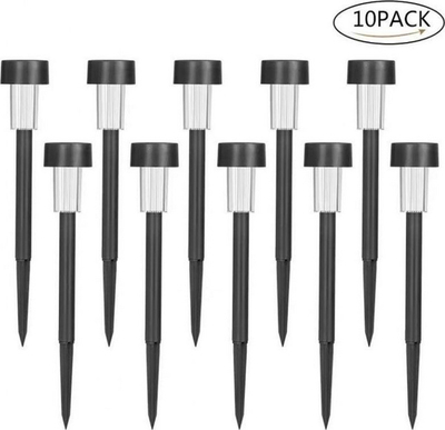Set llamba solare Saska Garden, 4.7 x 30.5 cm, 10 copë, të zeza