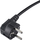 Kabllo rryme Akyga AK-NB-01C, IEC C5, 1.8m, e zezë