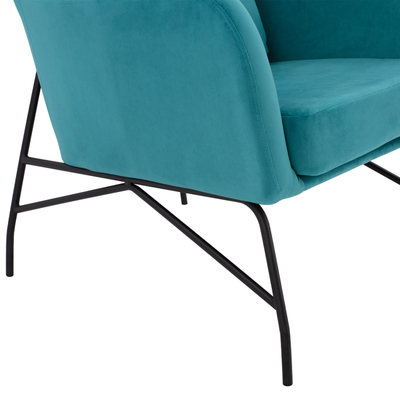 Poltron Berzer HM8721, kadife, 67x80x102 cm, turquoise