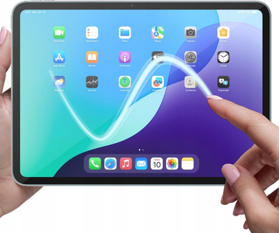 Xham privatësie Grizz Easy për Apple iPad Pro 11" M2 2022, me vendosës, i tejdukshëm
