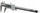Kaliper dixhital çeliku, gamë 0 300mm, saktësi 0.03mm, argjendtë