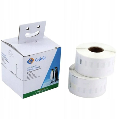 Etiketa adrese G&amp;G Labels BM-D-G-99012, 36 x 89 mm, të bardha