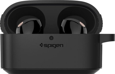 Mbrojtëse Spigen Rugged Armor për Sony WF-1000XM5, TPU, me karabiner, e zezë