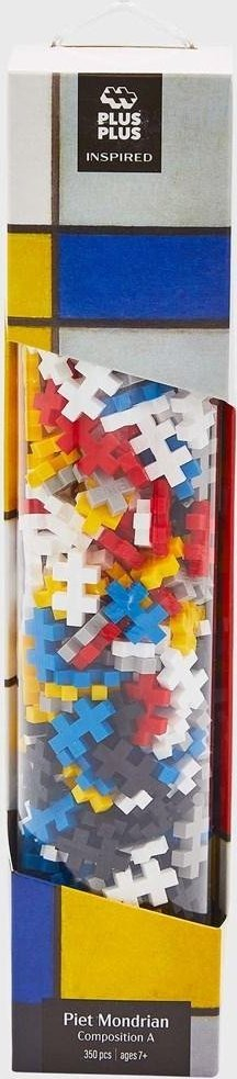 Set konstruktiv DANTE Plus Plus Inspired Mondrian Blocks 4279, 72 copa, shumëngjyrësh