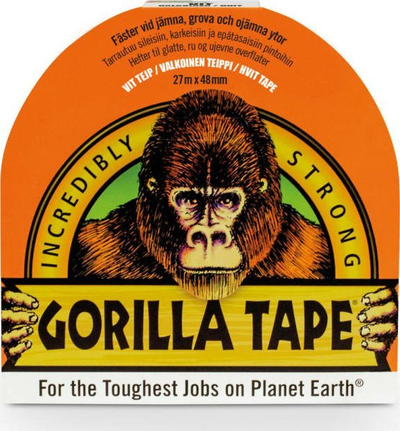 Shirit ngjitës Gorilla Glue Tape, 27 m, 48 mm, i bardhë