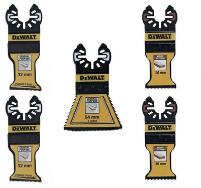 Set tehësh multi-tool DeWalt DT20777-QZ, 5 copë, Bi-Metal