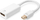 Kabllo adapter Digitus DB-340416-002-W, DisplayPort në HDMI, 0.2m, i bardhë