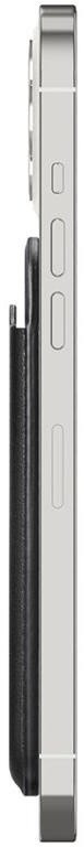 Portofol magnetik për telefon Spigen Valentinus Pro MagSafe, mbajtës kartelash, i zi