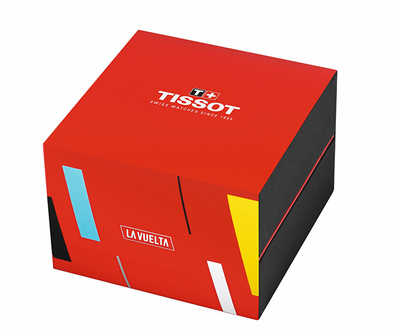 Orë për meshkuj Tissot T-Race La Vuelta 2023 Special Edition T135.417.37.051.04, e kuqe/zezë