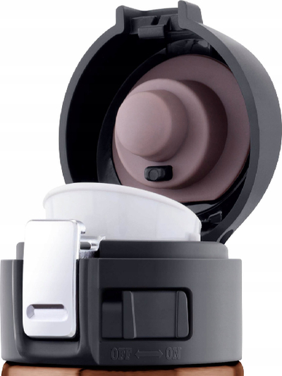 Termus Lamart LT4064 BRANCHE, 0.42L, çelik inox, kafe
