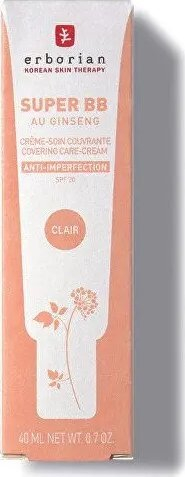 Krem BB Erborian Super BB me xhensen, nuanca Light, SPF20, 40ml