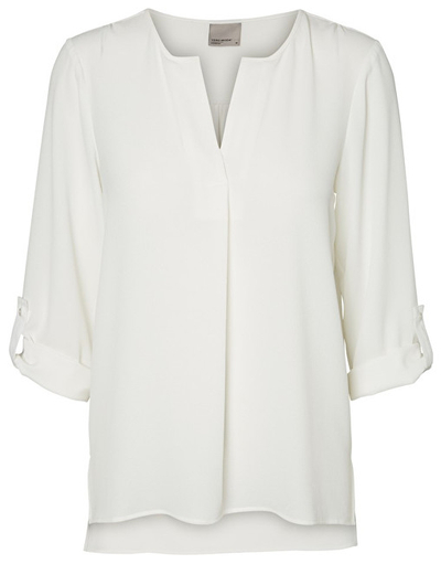 Bluzë Vero Moda Sasha 3/4, e bardhë S mVM0323-S