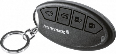 Telekomandë HomeMatic IP Key Fob Remote Control Access, për sistem sigurie, wireless, e zezë