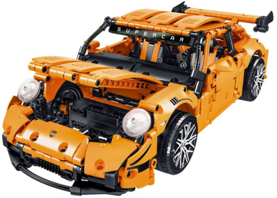 Сет градежни тули Morkmodel Technol GT Racing 1:14, 1268 делови, портокалова