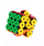 Lodër kube interaktive MEGA CREATIVE Magic Cube Button, për kalamaj, me shumë ngjyra