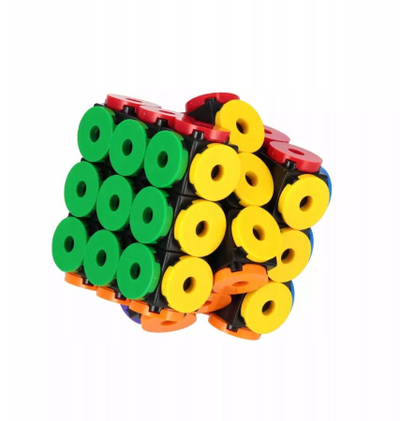 Lodër kube interaktive MEGA CREATIVE Magic Cube Button, për kalamaj, me shumë ngjyra