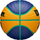 Top basketbolli Wilson FIBA 3x3 JR WTB1133XB, për fëmijë, e verdhë blu