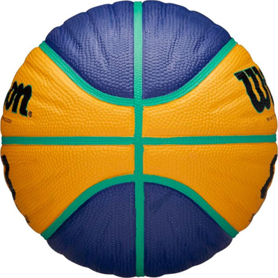 Top basketbolli Wilson FIBA 3x3 JR WTB1133XB, për fëmijë, e verdhë blu