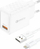 Karikues Foneng EU54, USB-A, 3A, i bardhë