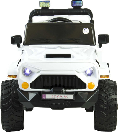 Makina elektrike për kalamaj Szomik Buggy 4x4, me pult, Bluetooth, e bardhë