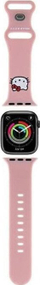 Ремче Hello Kitty за Apple Watch, 38/40/41mm, течен силикон, розова