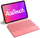 Tastierë tablet Inateck AceTouch për iPad 11 iPad Air 4/5 Gen, touchpad, layout QWERTZ, rozë
