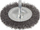Furçë metalike disk Wolfcraft 75mm, shank 1/4", për stërvitje