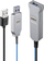 Kabllo USB Lindy 43345, USB A në 2x USB A, 30 m, blu