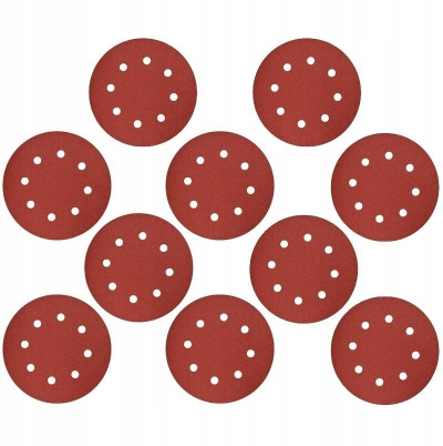 Disk gërryes GEKO 190mm P150, me velcro, set 10 copë