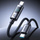 Kabllo USB Joyroom USB C në USB C, 100W, 1.2m me ekran, gri