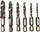 Set tapa shpimi SilverTools S11533, HSS, M3–M10, 6 copë