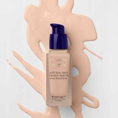 Фондација Claresa Natural Skin Tinted Serum, 32 ml, нијанса 1N Light Neutral