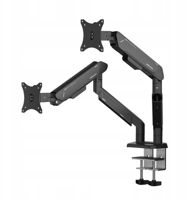 Krah për monitor për dy ekrane Anda Seat Stealth Pro II, rregullim i rehatshëm, i zi