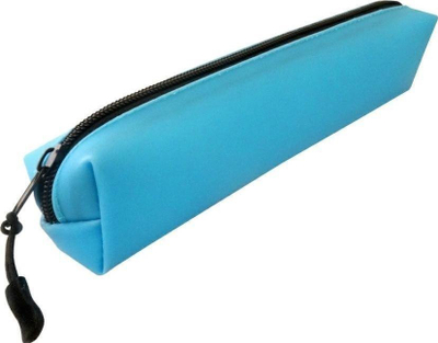 Kuti lapsash Narcissus Silicone Pencil Case, silikoni, 21x4x4 cm, ngjyrë turkeze