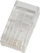 Konektor rrjeti MicroConnect KON505-50, RJ-45, Cat6, transparent