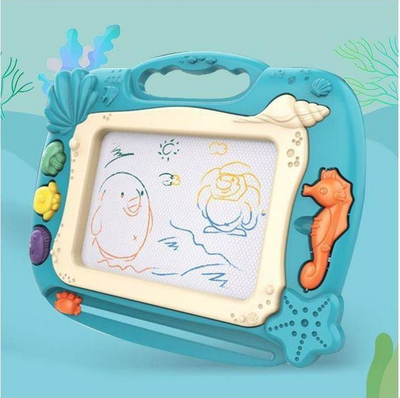 Tabelë magjike vizatimi Magic Slate, magnetike, shumëngjyrëshe, jeshile turkeze