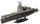 Model nëndetseje Revell U.S.S. Nautilus, shkallë 1:305, plastik, gri