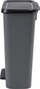 Kosh plehrash Curver Trash Bin, 46L, me pedale, gri e errët