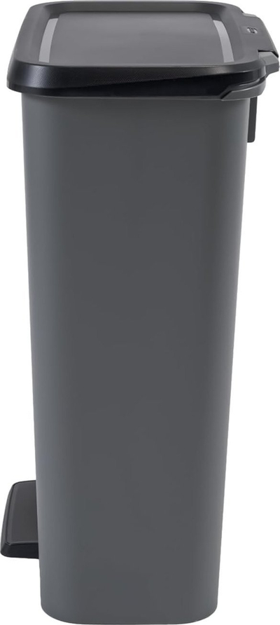 Kosh plehrash Curver Trash Bin, 46L, me pedale, gri e errët