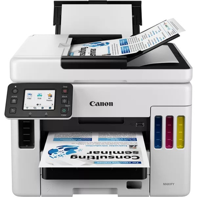 Printer multifunksional Canon Maxify GX7040, inkjet CISS, A4, WiFi, printim duplex, gri