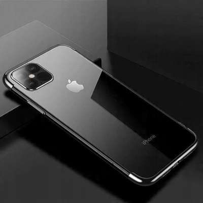 Mbulesë telefoni Hurtel Clear Colour, Samsung Galaxy A13 5G, TPU, me kornizë metalike, e zezë