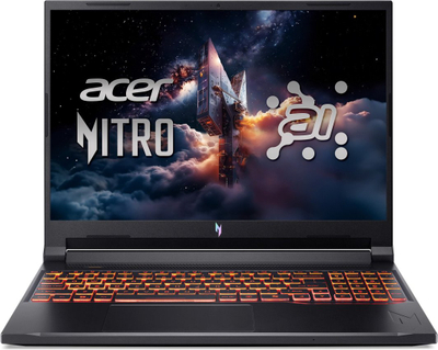 Laptop Acer Nitro V 16, 16", AMD Ryzen 7 260, 16GB DDR5, 1TB SSD, NVIDIA GeForce RTX 5070 8GB GDDR7, i zi