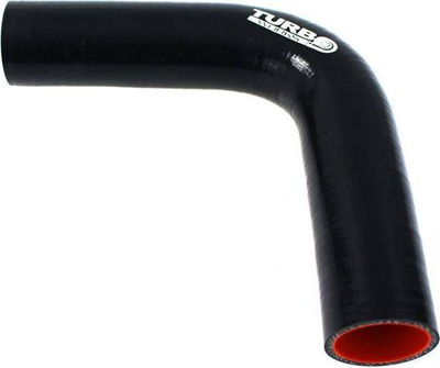 Lidhës silikoni TurboWorks Pro XL, 90°, 76mm, i zi