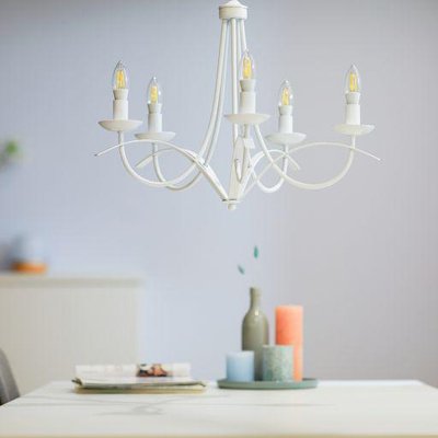 Llambë LED Philips WiZ Filament 8718699787196, E14, 4.9W, e bardhë e rregullueshme