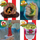 Set lodër Cobi Terror Fried Mega Bucket, 8 figura, me slime, multingjyrësh